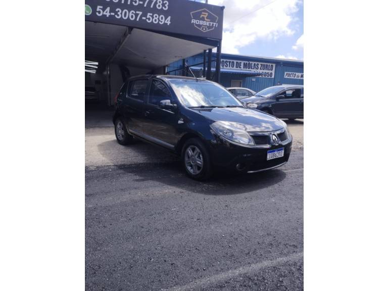 RENAULT - SANDERO - 2009/2010 - Preta - R$ 28.500,00